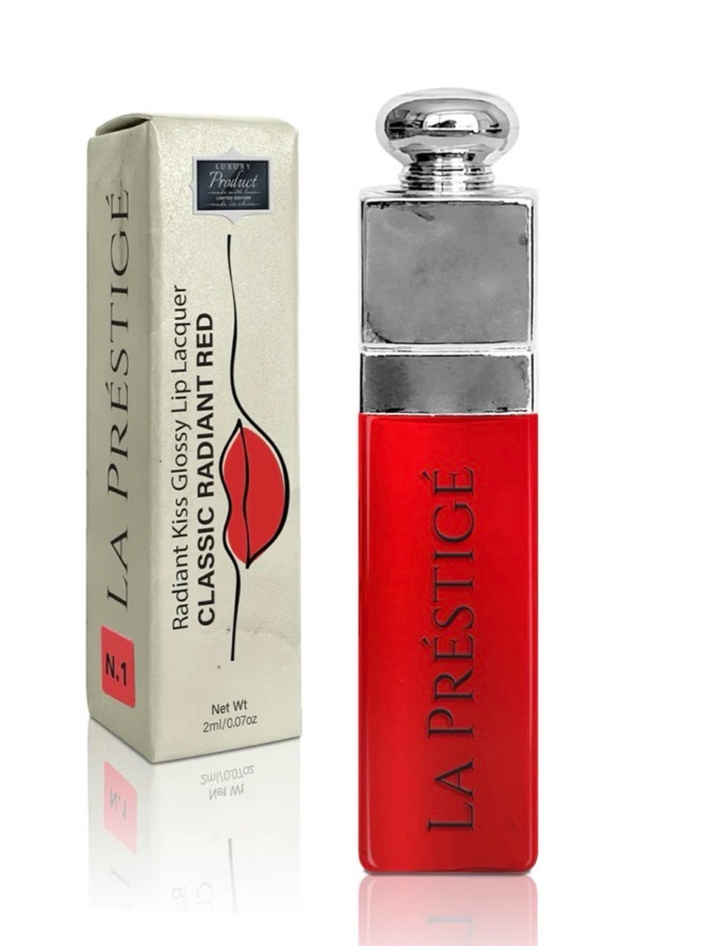 PREDIRE LA PRESTIGE Radiant Kiss Glossy Lip Lacquer - Classic Radiant Red